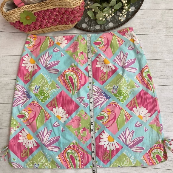 Lilly Pulitzer “Adios Elephant Patch” Skirt - Picture 7 of 9
